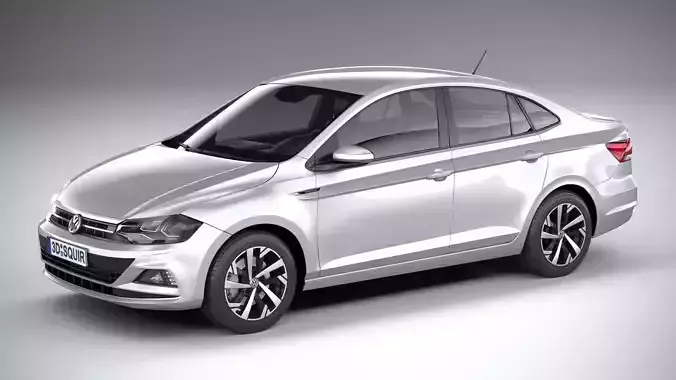 Volkswagen Polo Virtus 2018-2020 3D model