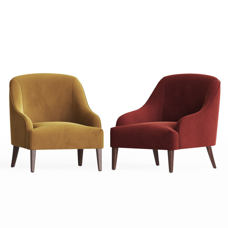 Shiflet Armchair Wayfair 3D model_2