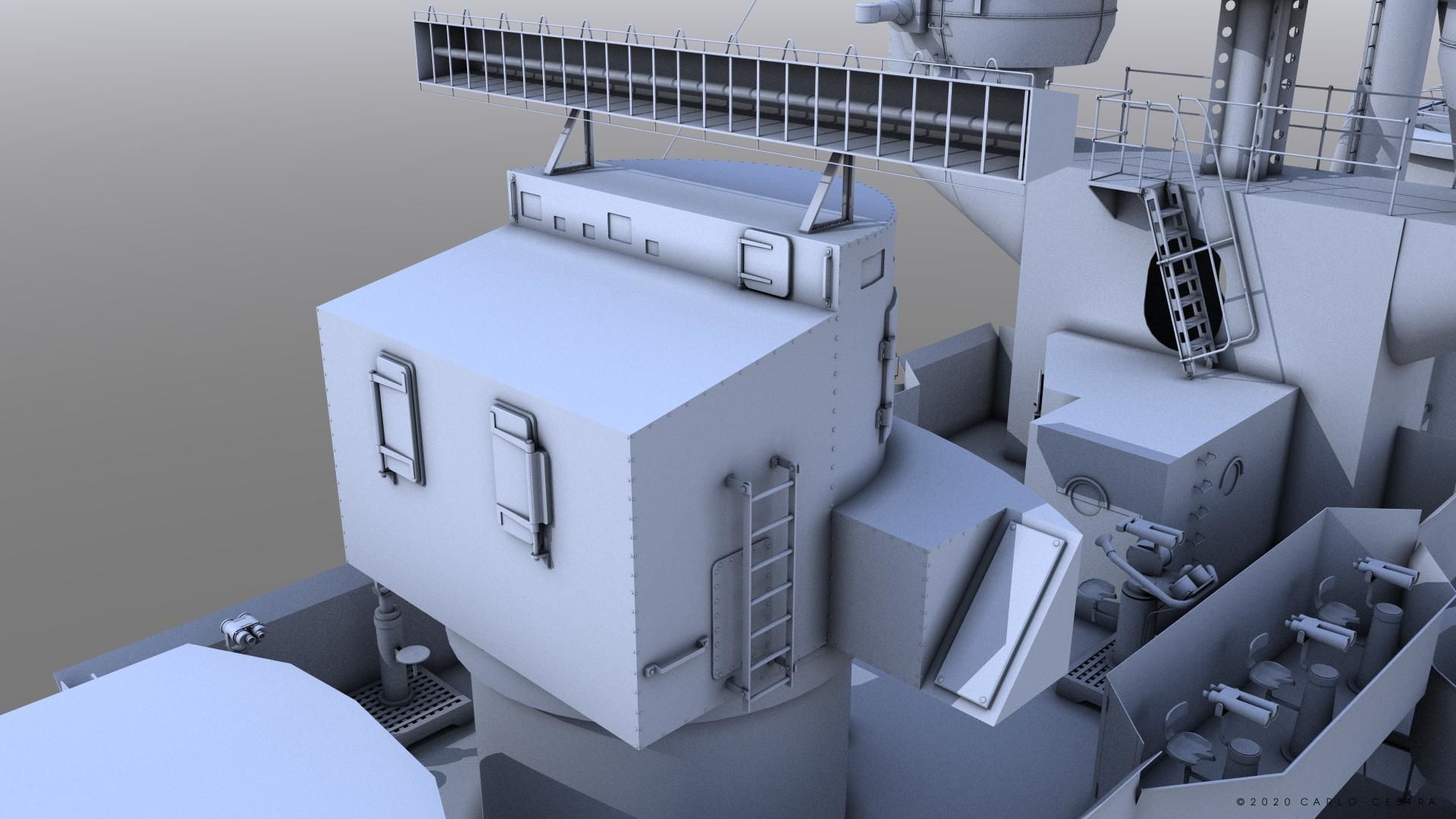 BATTLESHIP HMS PRINCE OF WALES 3D model_13