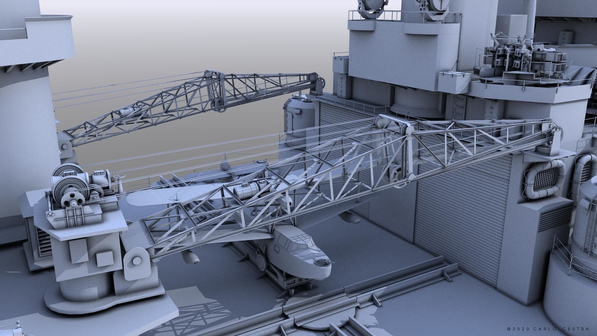 BATTLESHIP HMS PRINCE OF WALES 3D model_8