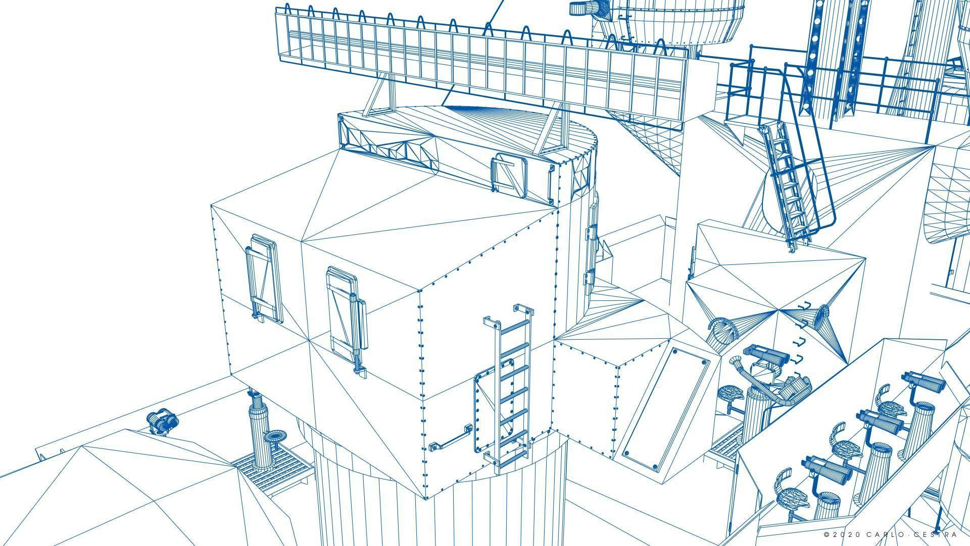 BATTLESHIP HMS PRINCE OF WALES 3D model_28