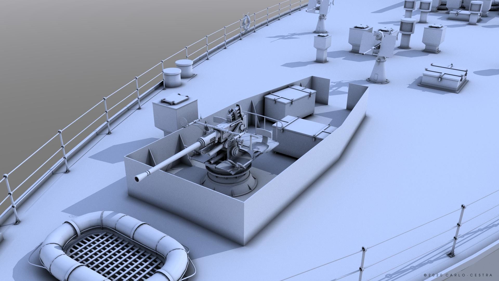 BATTLESHIP HMS PRINCE OF WALES 3D model_10