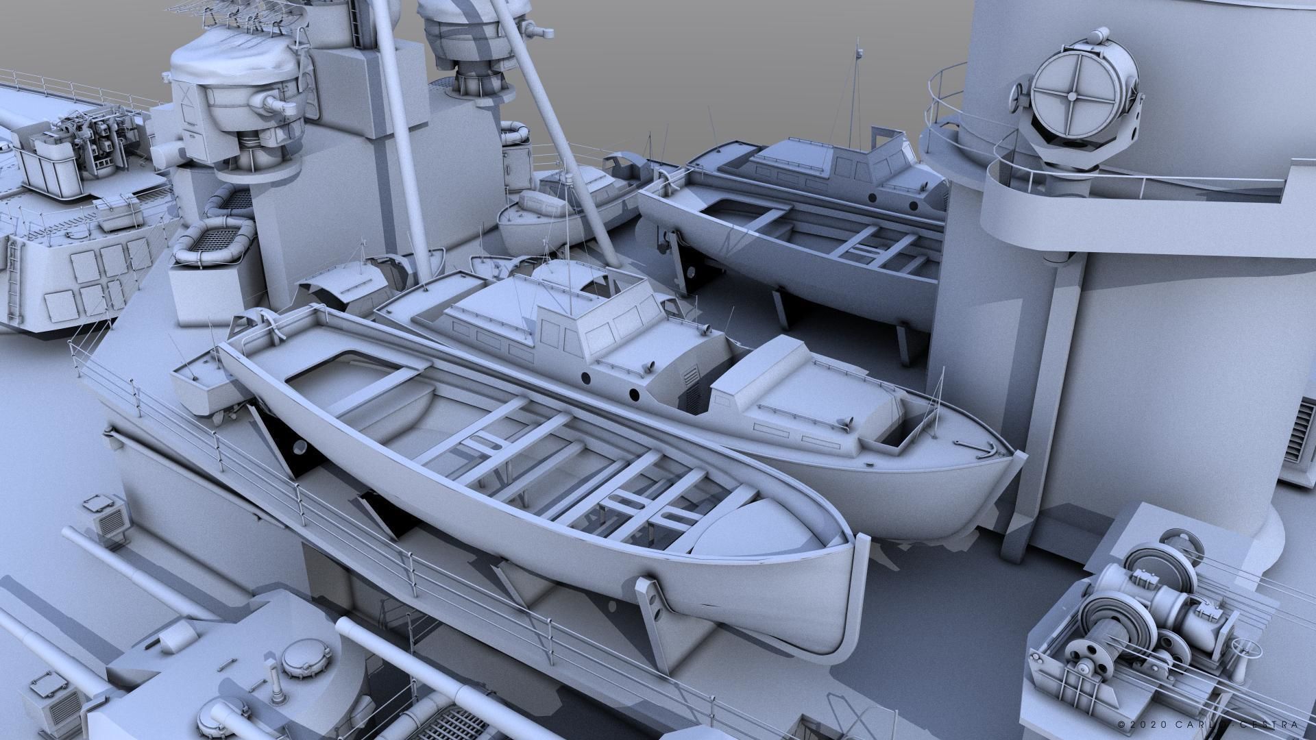 BATTLESHIP HMS PRINCE OF WALES 3D model_6