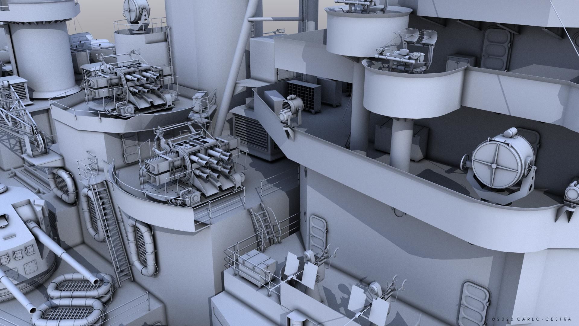 BATTLESHIP HMS PRINCE OF WALES 3D model_4