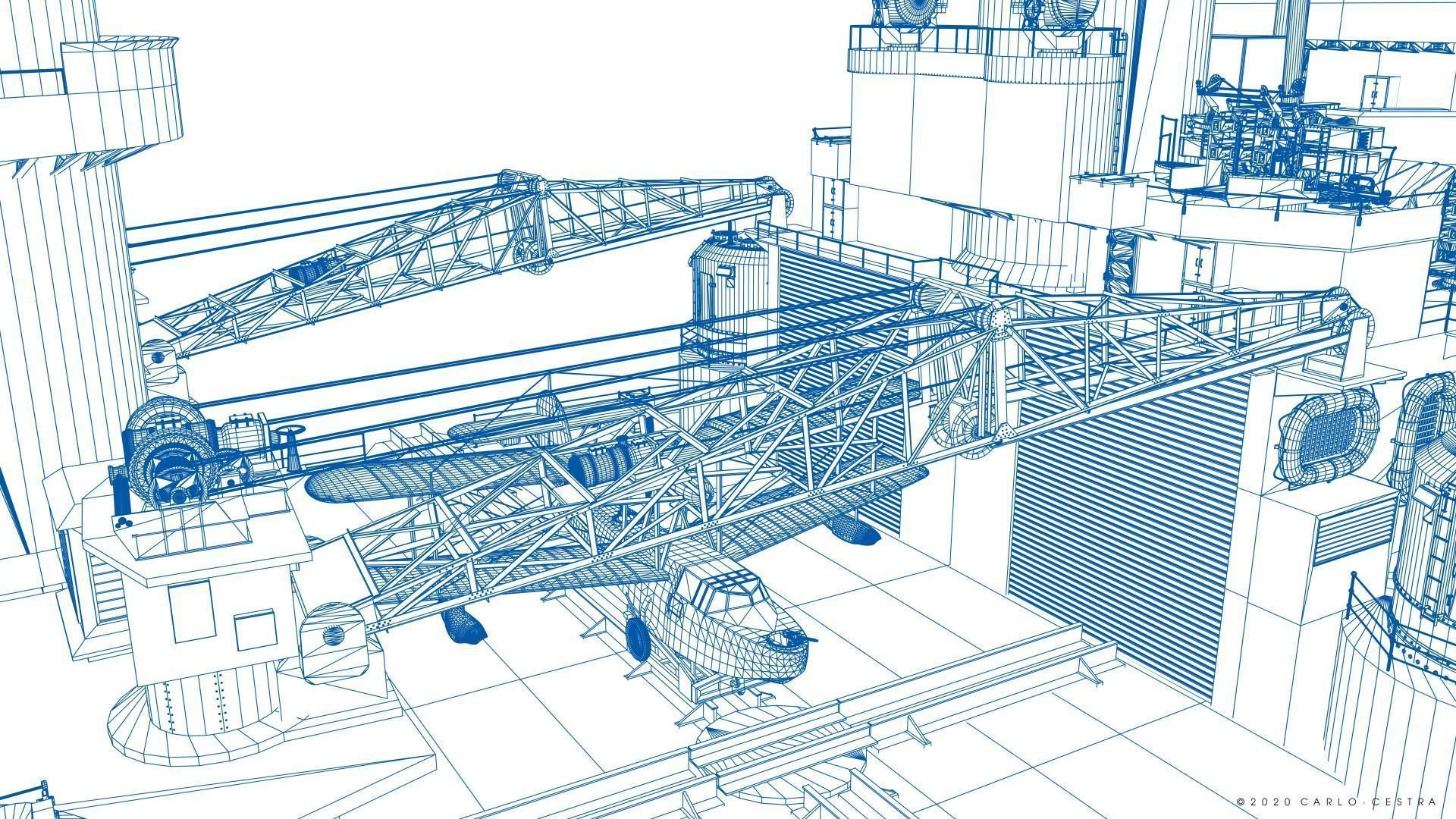 BATTLESHIP HMS PRINCE OF WALES 3D model_23