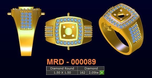 10 models diamond menring  9 3D print model_8