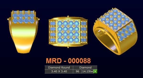 10 models diamond menring  9 3D print model_7