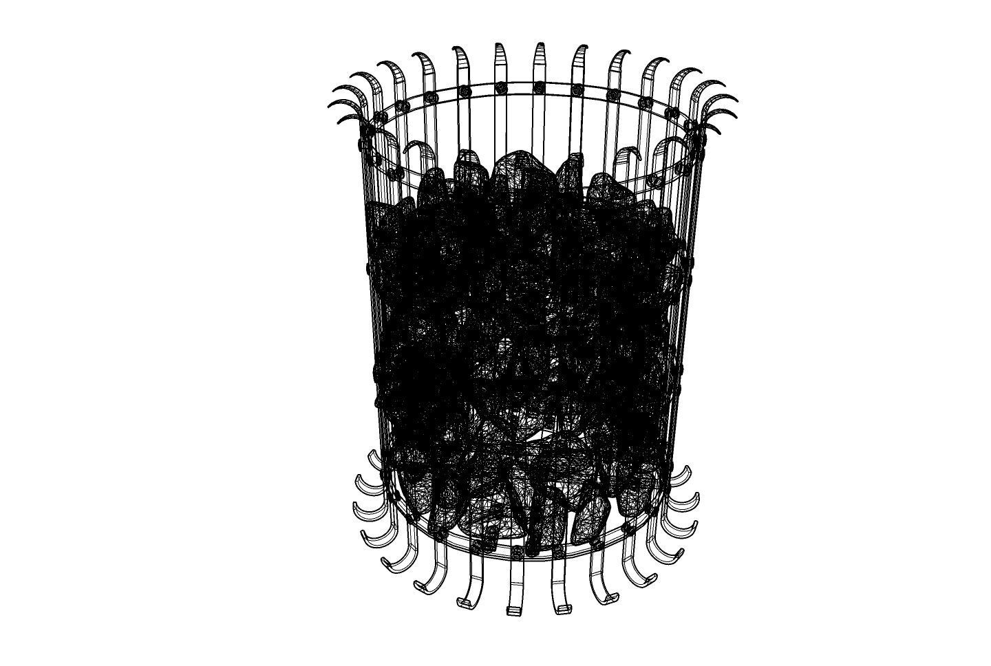 Brazier fired with coke or coal 3D model_6