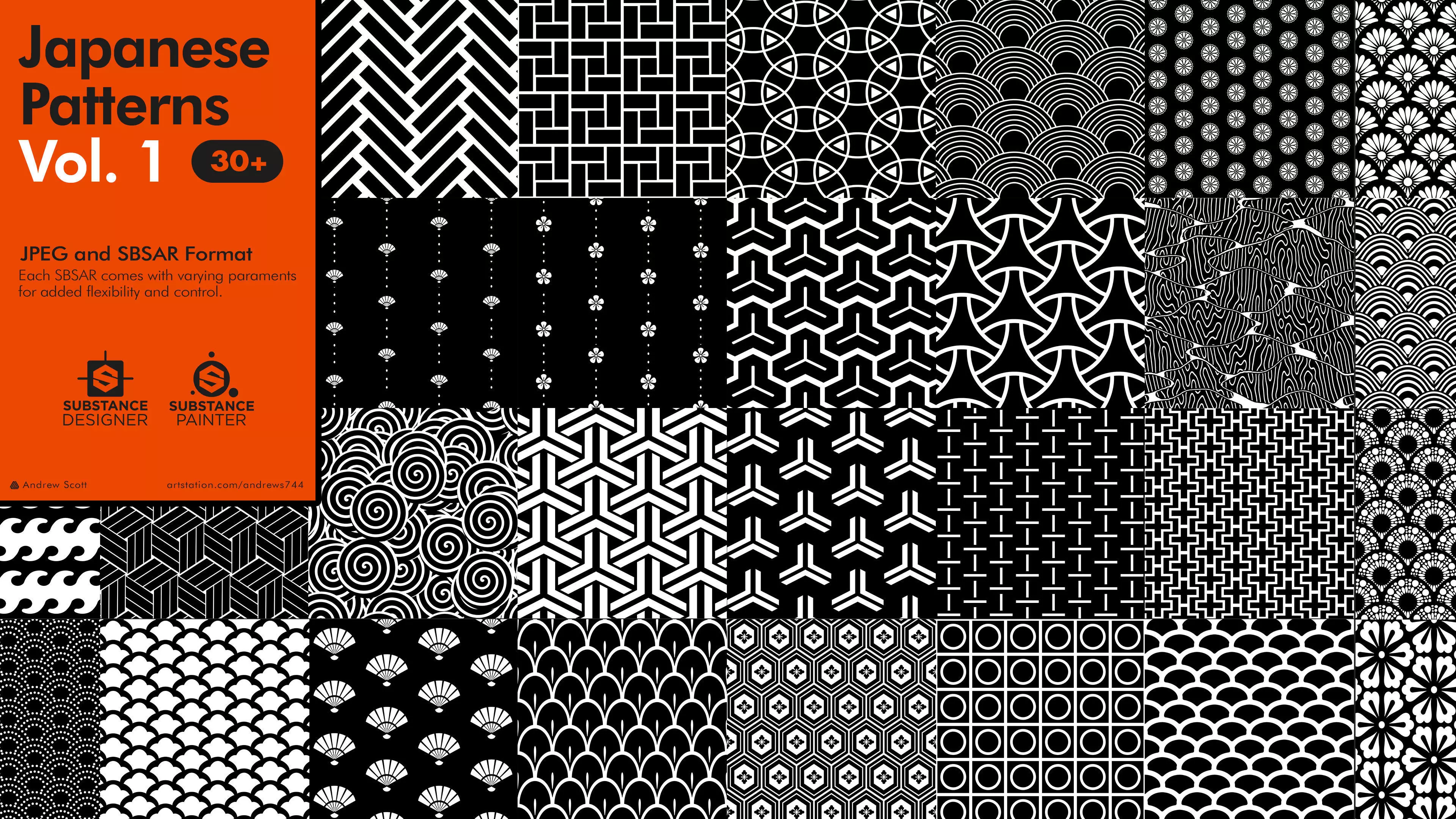 Japanese Patterns Vol 1 Texture_0
