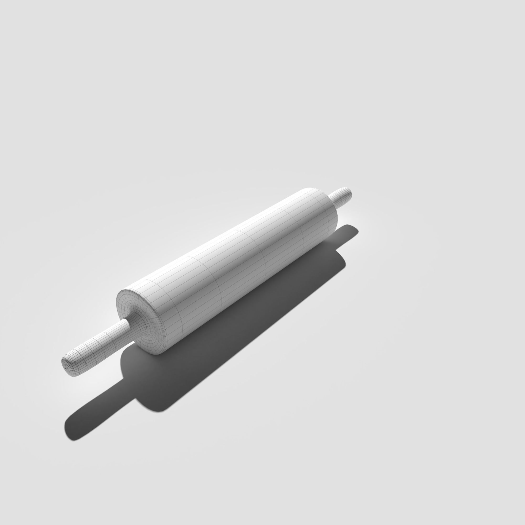 Rolling Pin 3D model_9