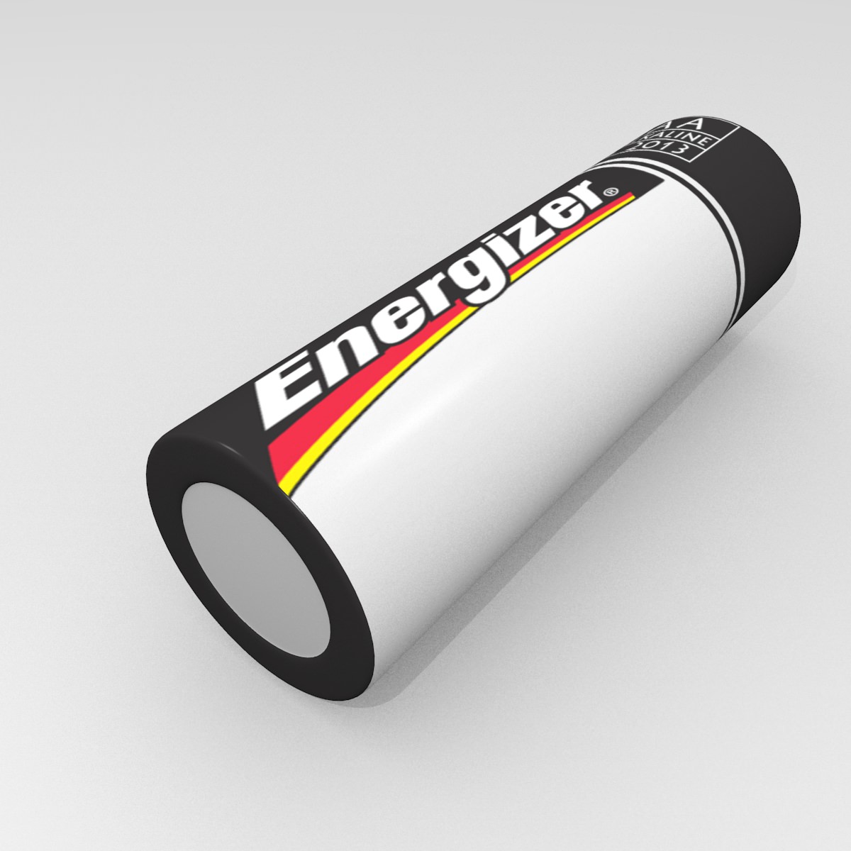 Energizer Battery Free low-poly 3D model_5