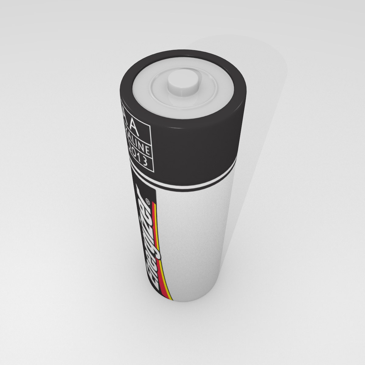 Energizer Battery Free low-poly 3D model_1