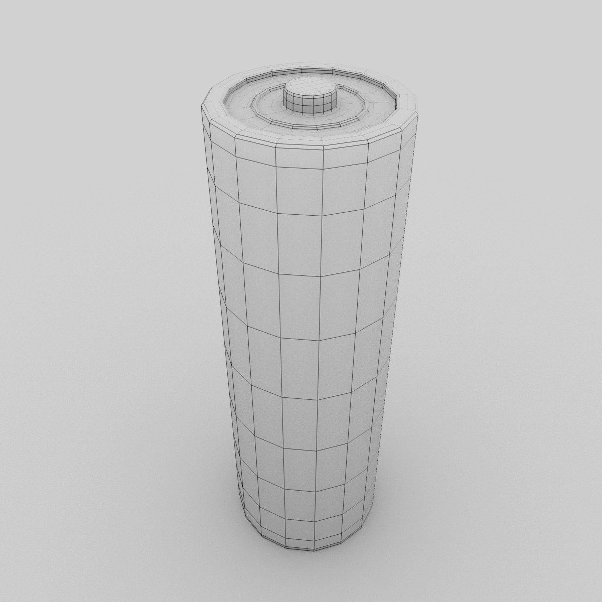 Energizer Battery Free low-poly 3D model_7