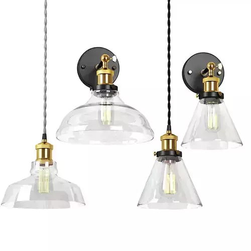 Collection of fixtures 4 in 1