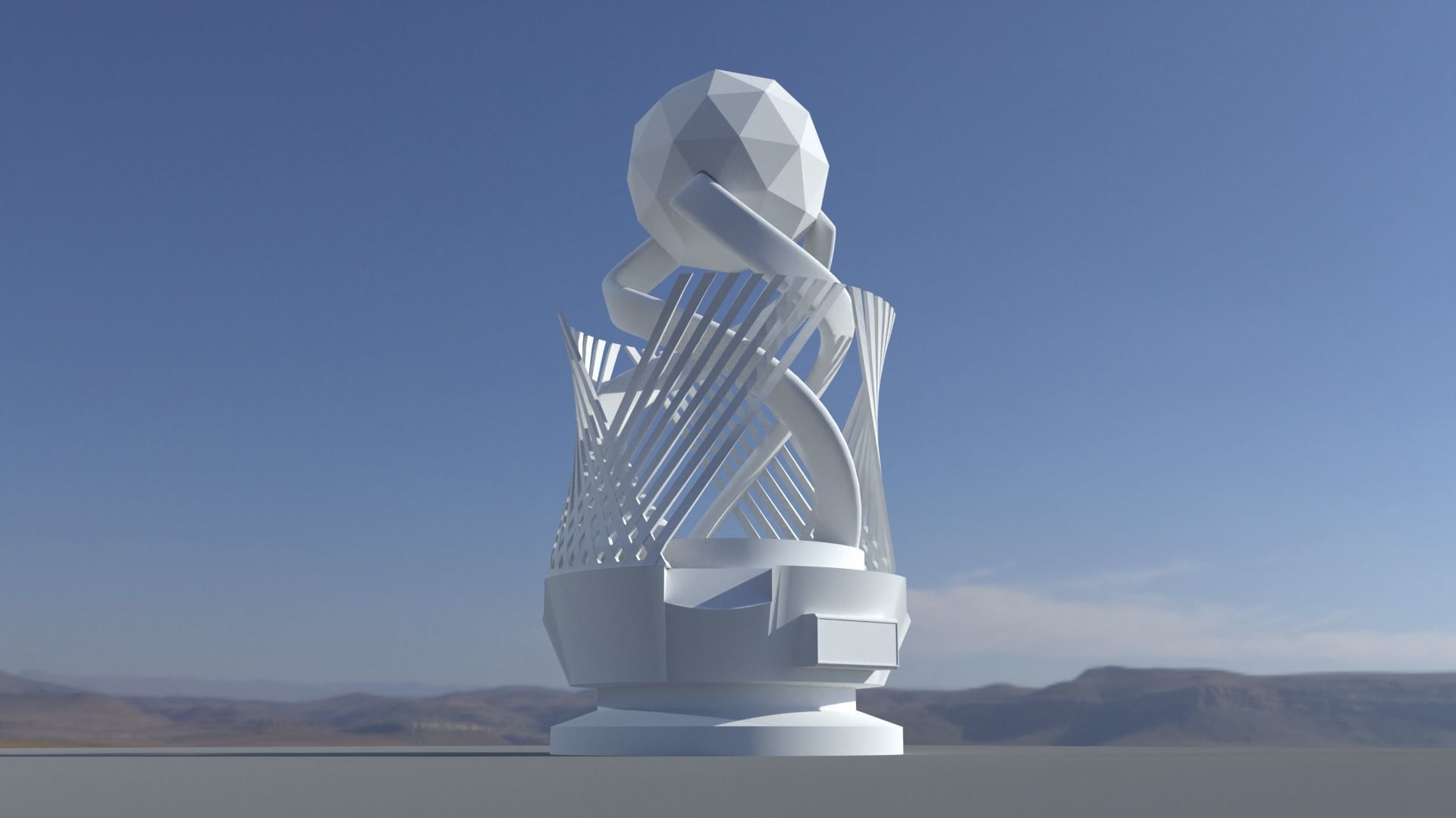 Print-Ready Trophy 3D print model_3