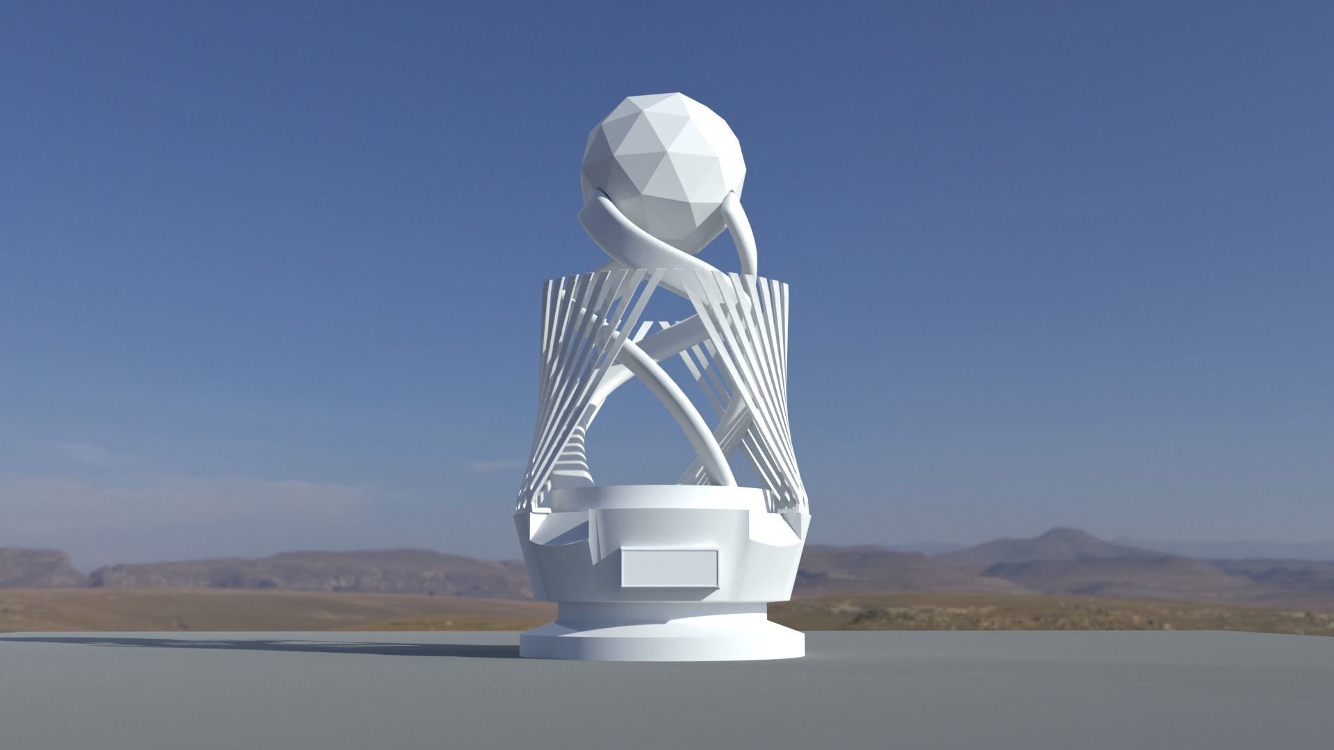 Print-Ready Trophy 3D print model_4