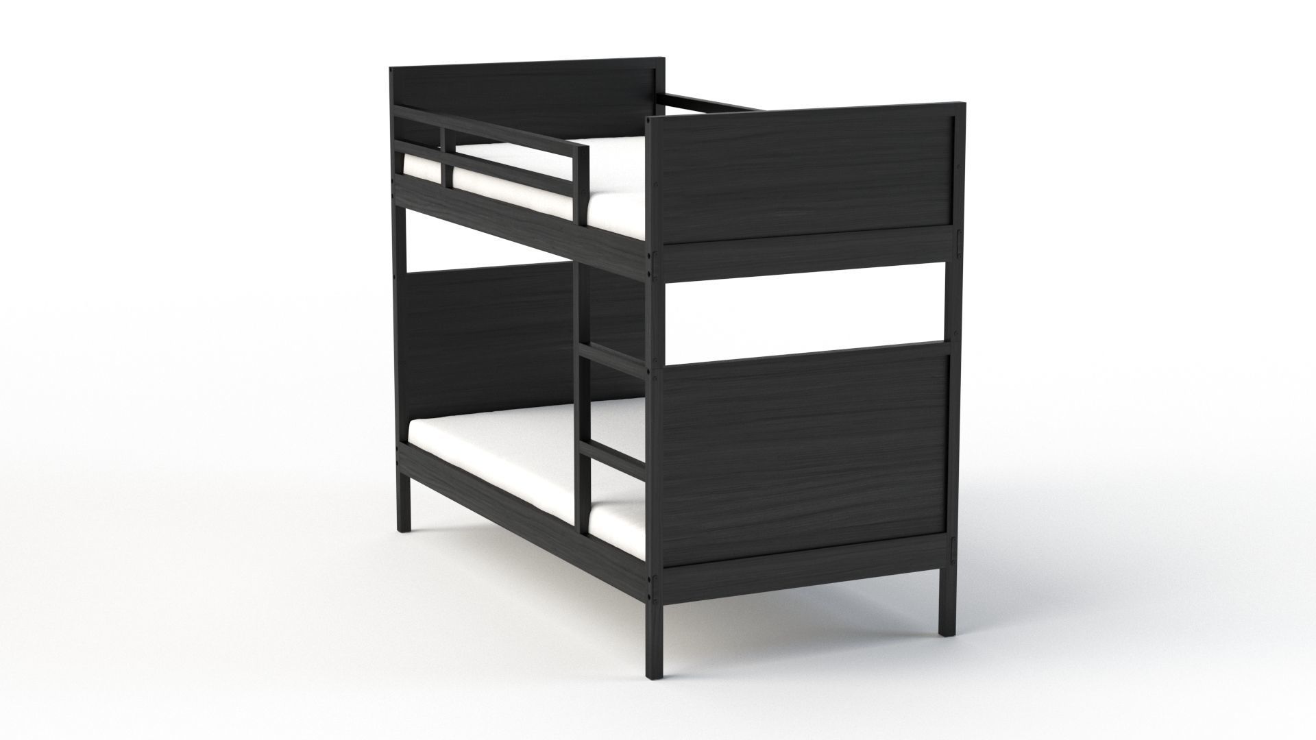 Norddal Bunk Bed Frame 3D model_27