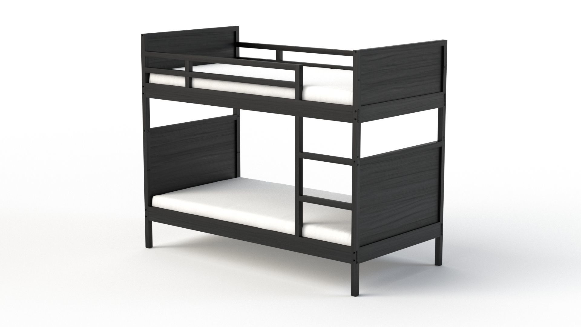 Norddal Bunk Bed Frame 3D model_29