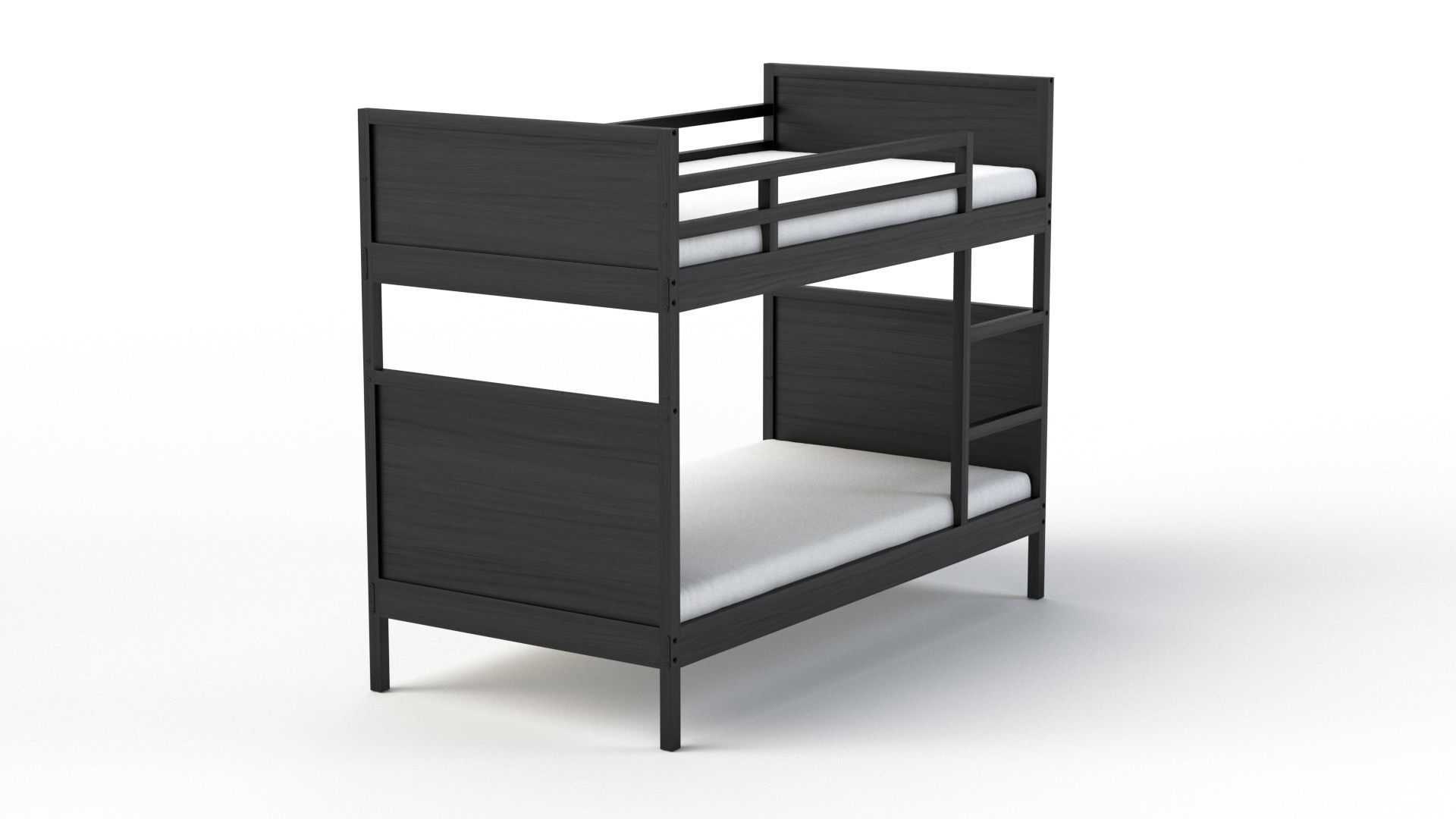 Norddal Bunk Bed Frame 3D model_17