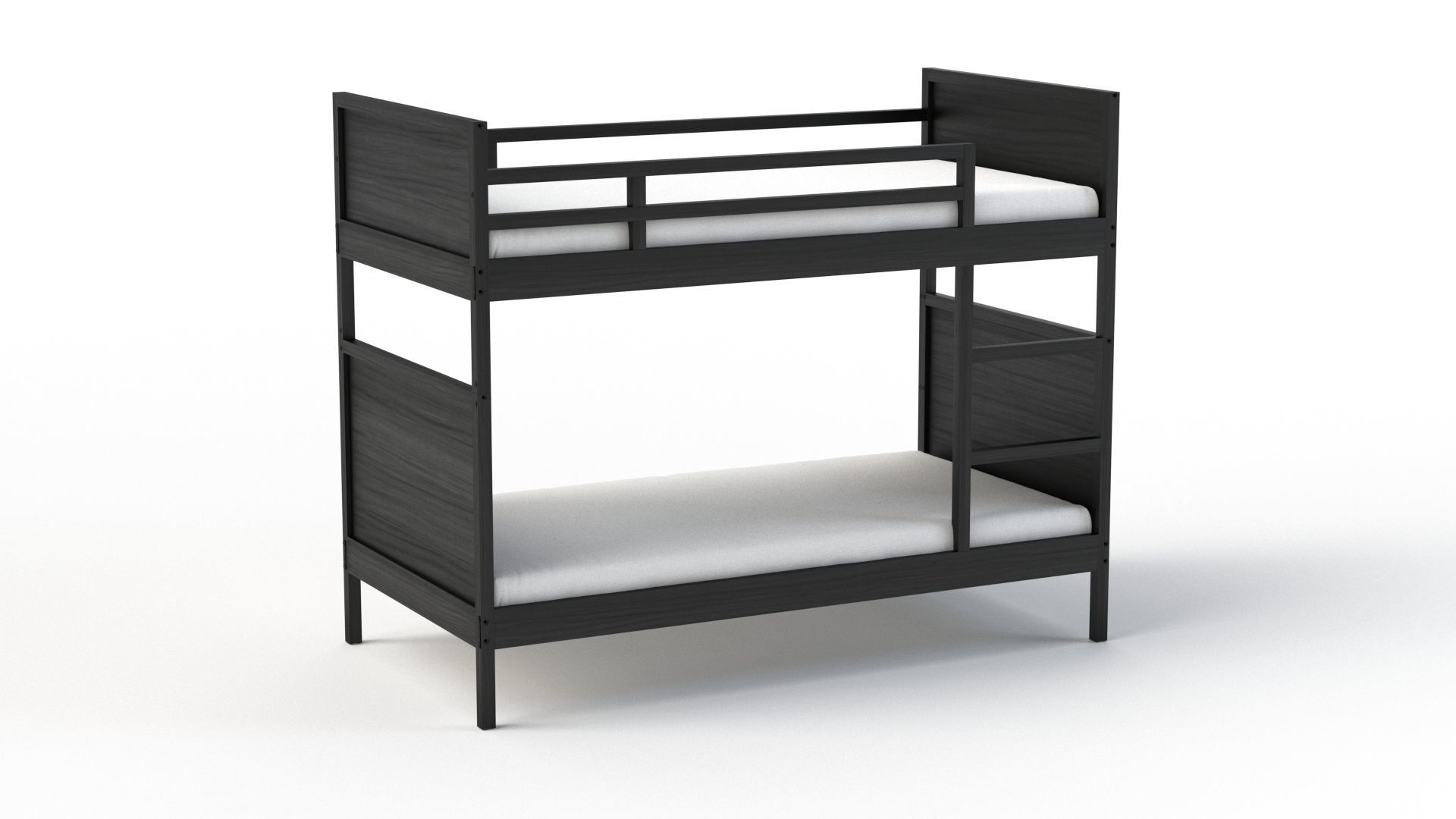 Norddal Bunk Bed Frame 3D model_26