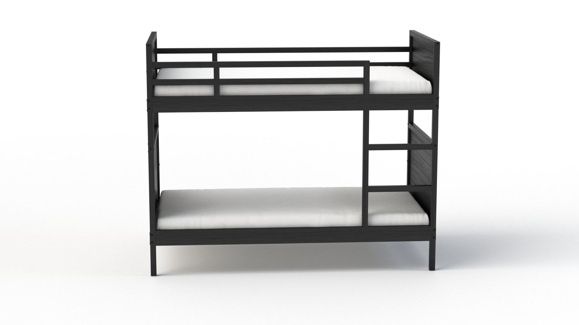 Norddal Bunk Bed Frame 3D model_33