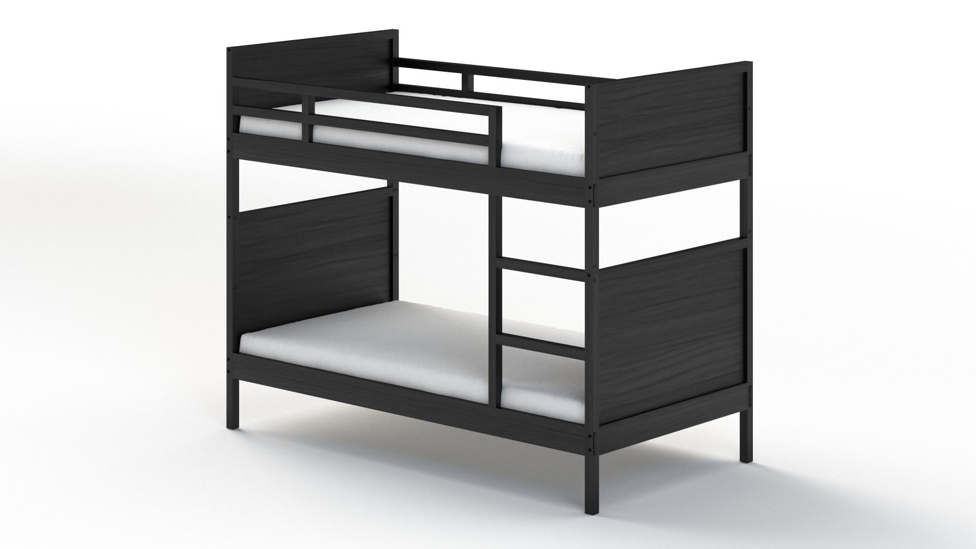 Norddal Bunk Bed Frame 3D model_18