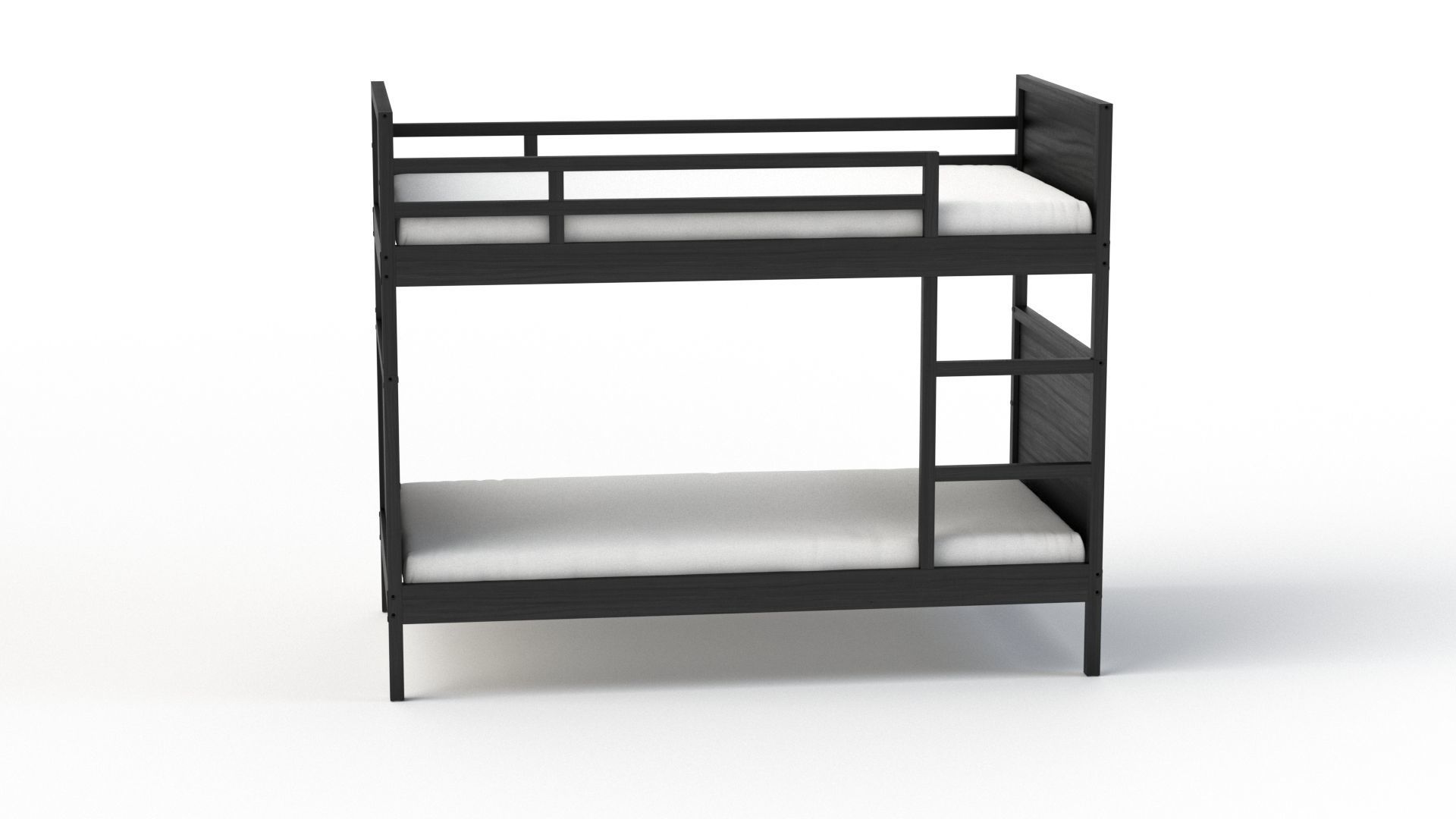 Norddal Bunk Bed Frame 3D model_32