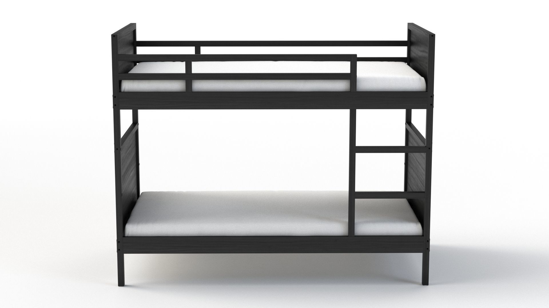 Norddal Bunk Bed Frame 3D model_1