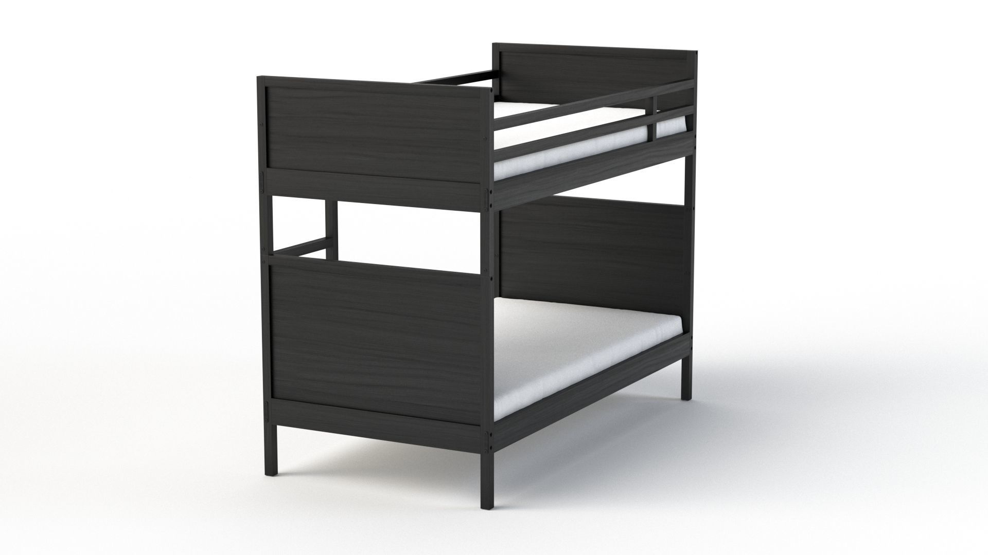 Norddal Bunk Bed Frame 3D model_24