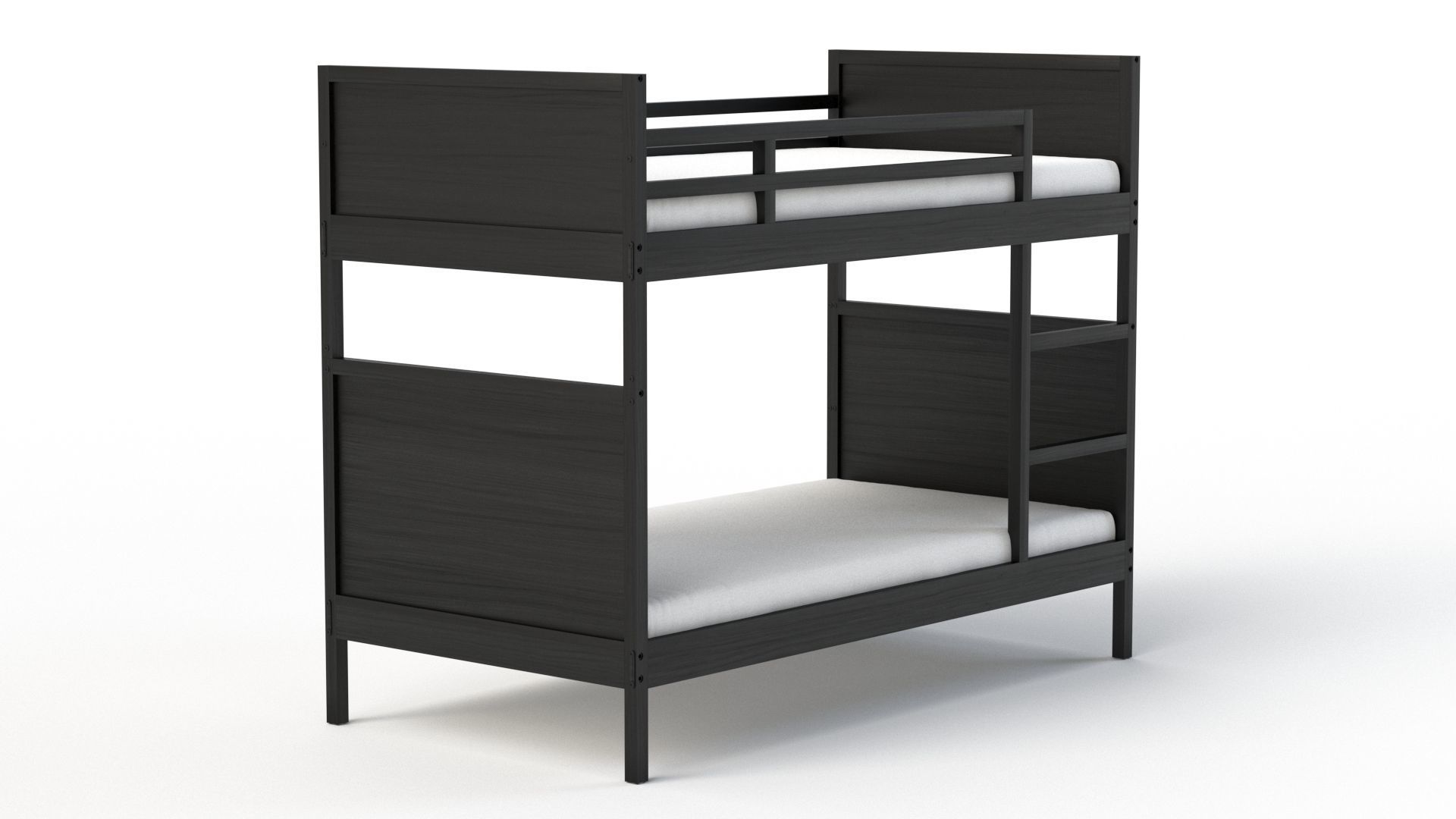 Norddal Bunk Bed Frame 3D model_2