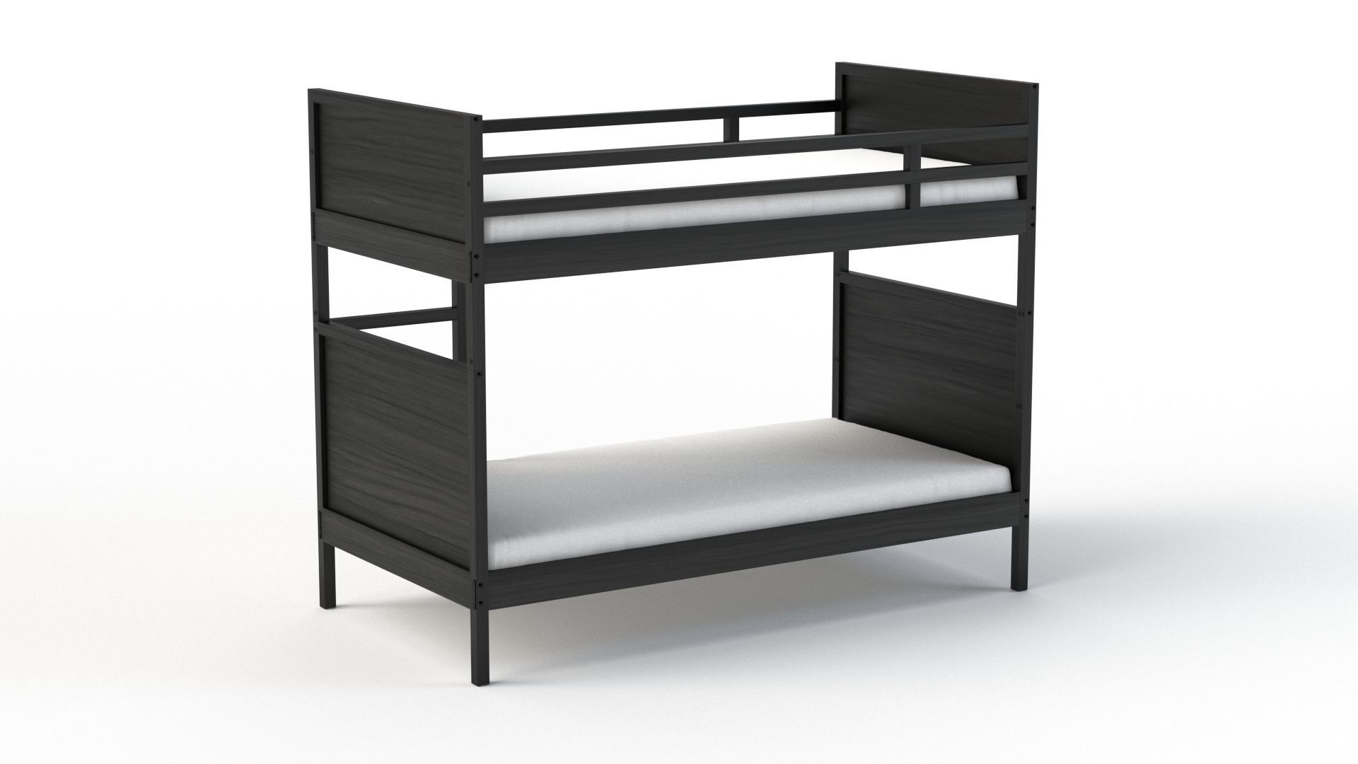Norddal Bunk Bed Frame 3D model_23