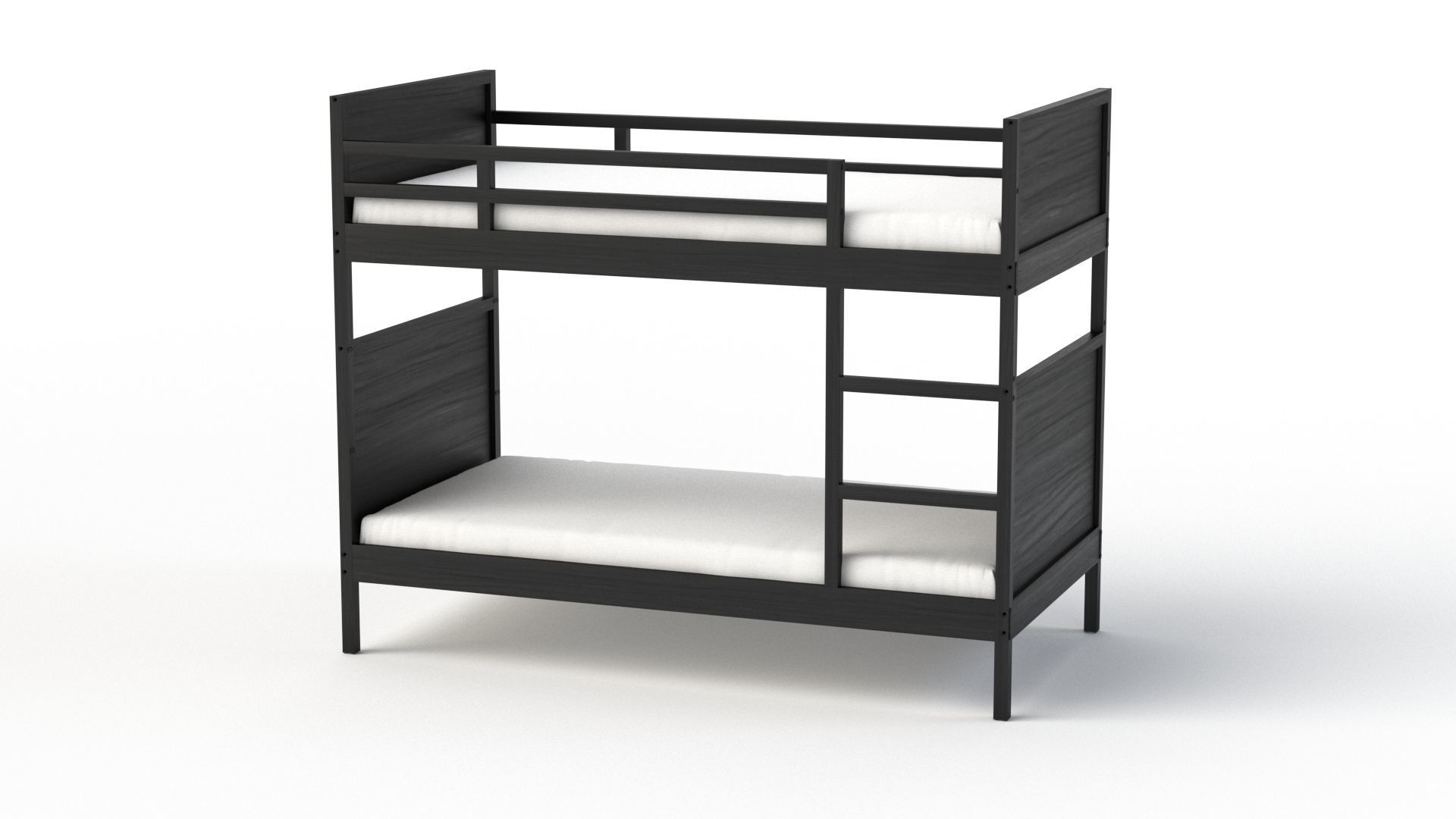 Norddal Bunk Bed Frame 3D model_28