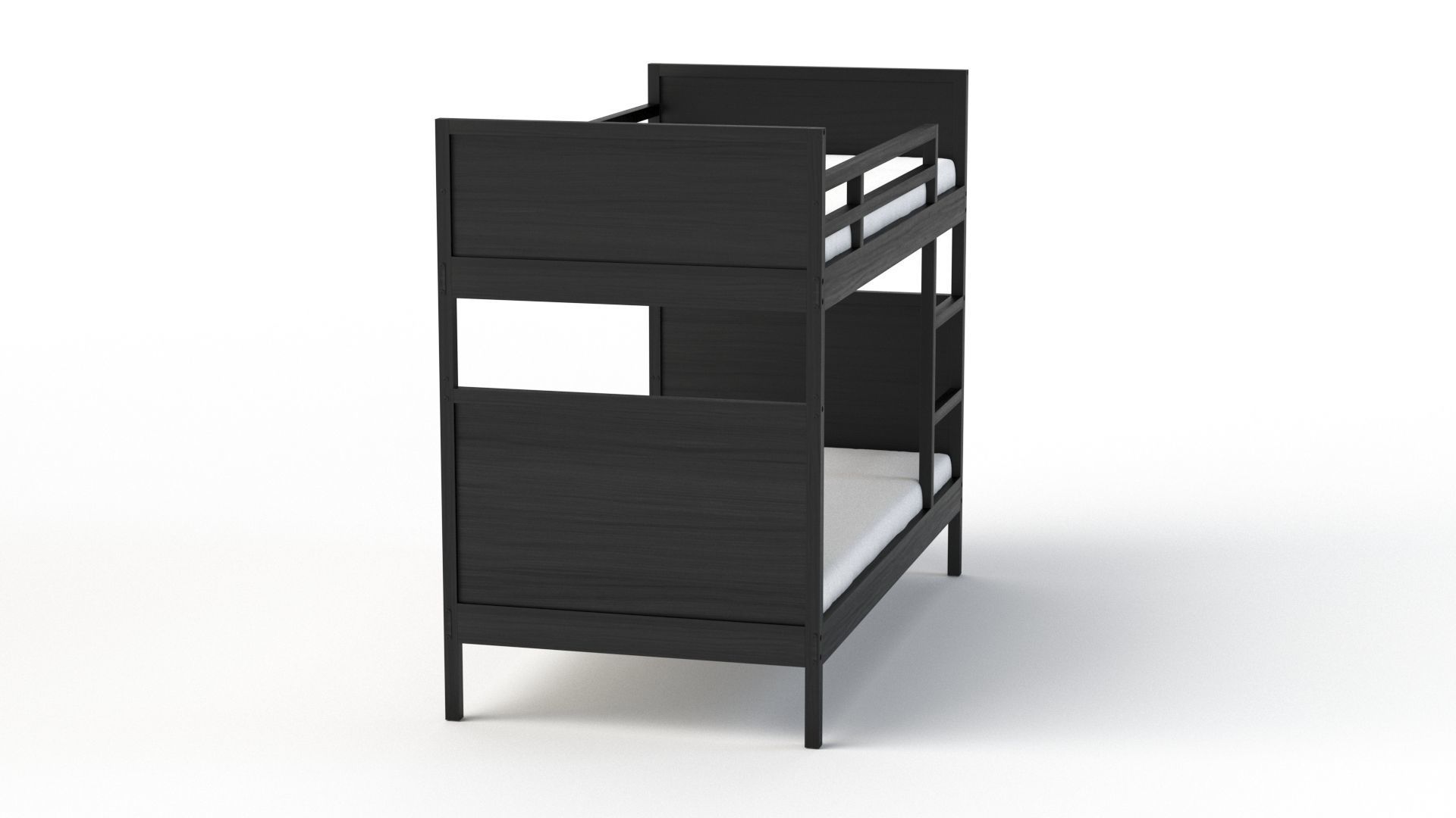 Norddal Bunk Bed Frame 3D model_16