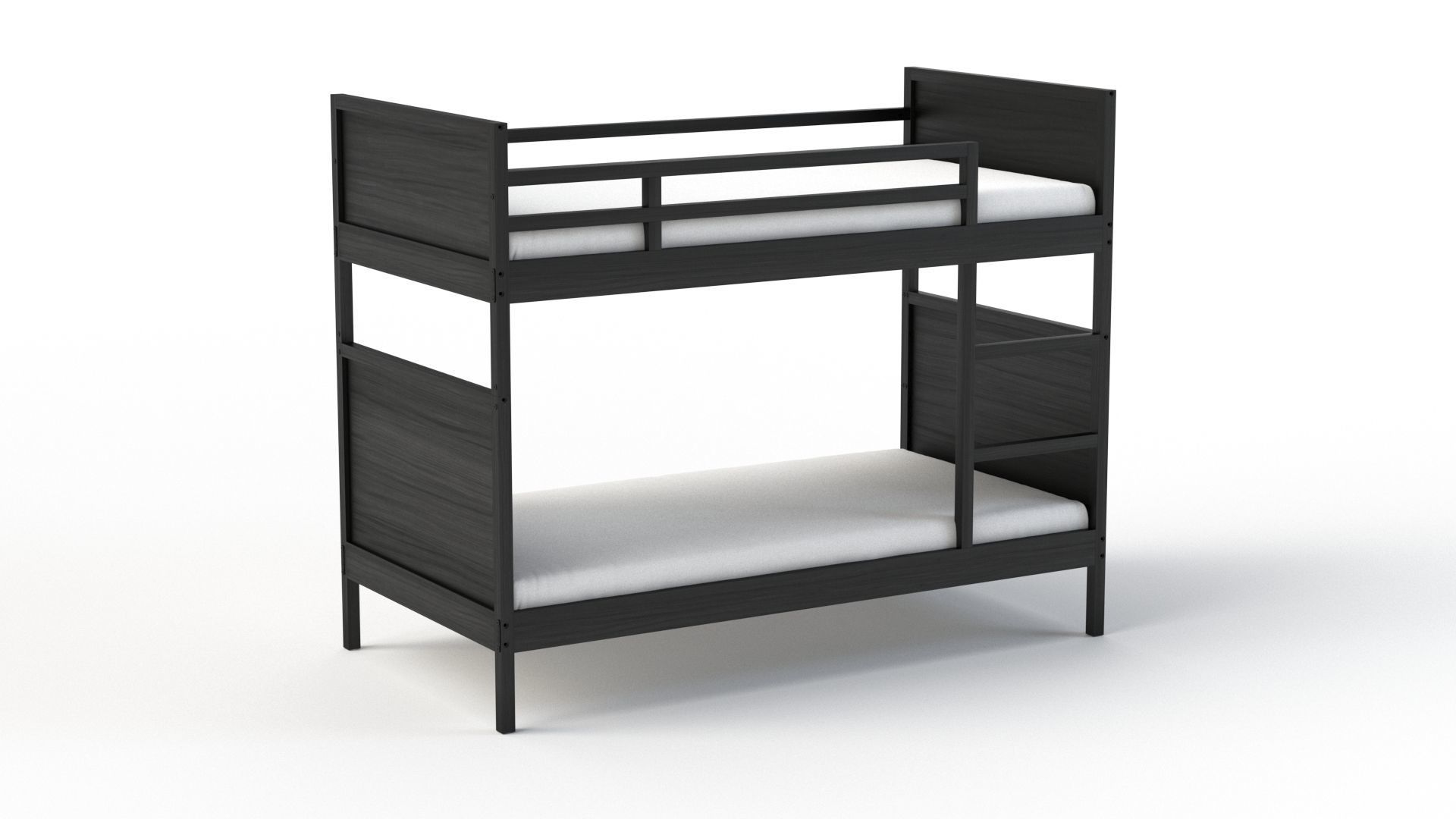 Norddal Bunk Bed Frame 3D model_30