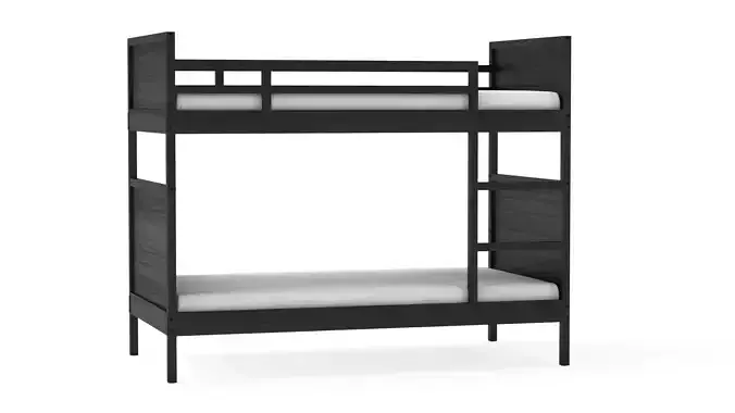 Norddal Bunk Bed Frame 3D model Norddal Bunk Bed Frame 3D model