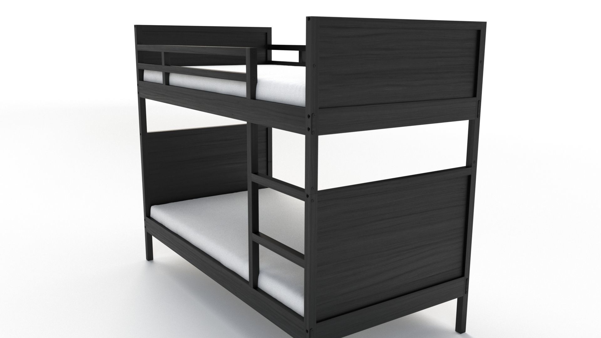 Norddal Bunk Bed Frame 3D model_14