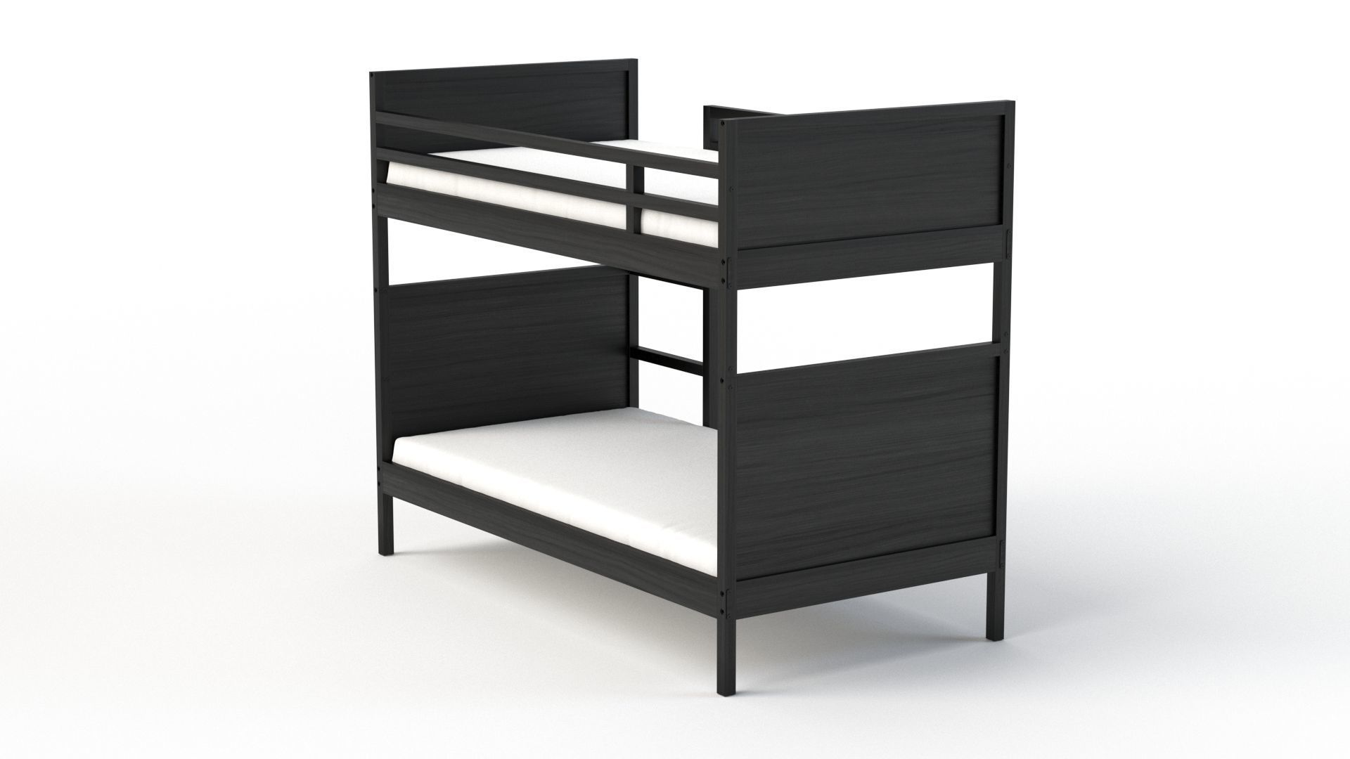 Norddal Bunk Bed Frame 3D model_19