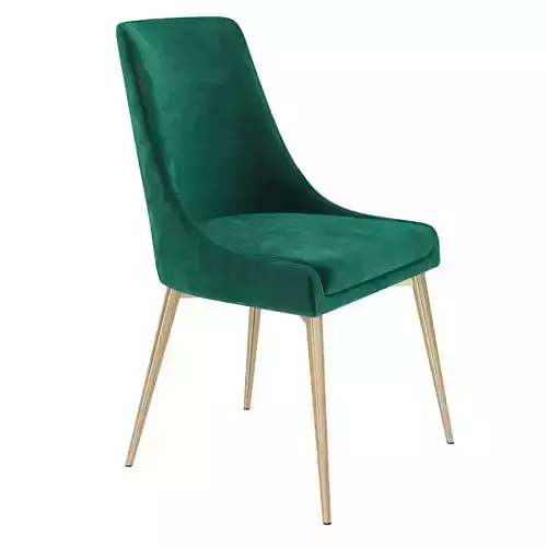All modern Gabrielle Upholstered Dining Chair 3D model