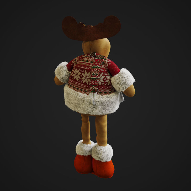 Christmas Elk Toy 3D model_5
