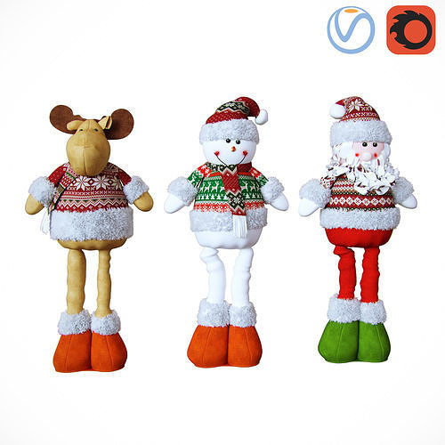 Christmas toys 3D model