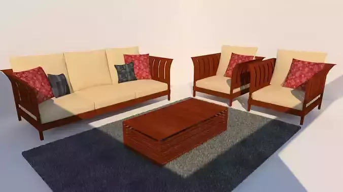 Wooden Sofa