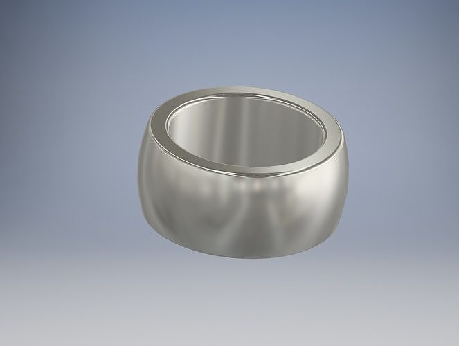 Simple metal ring Free 3D print model