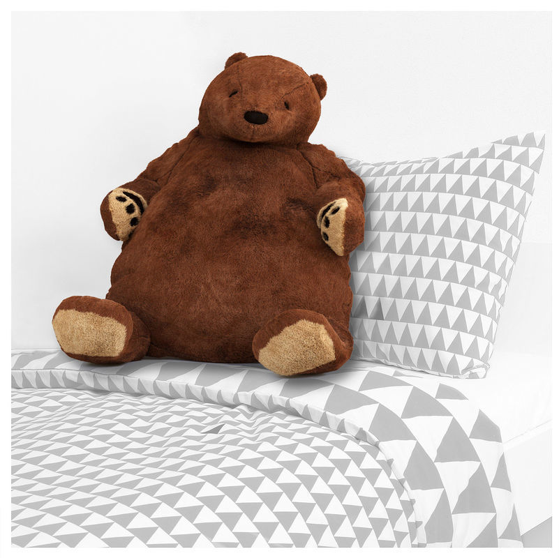Brown bear stuffed toy Low-poly 3D model_1