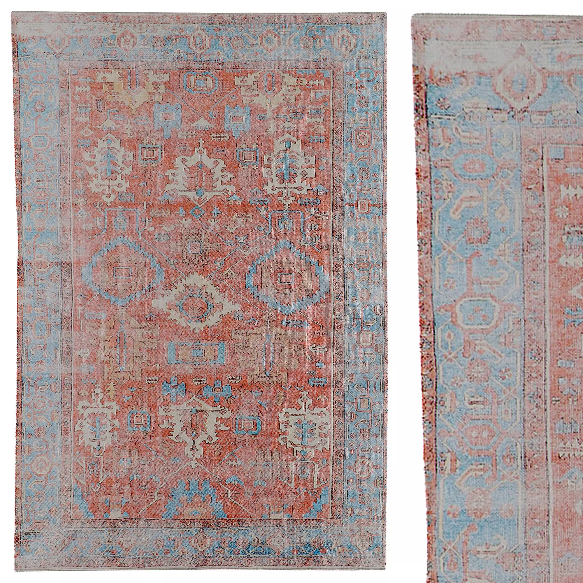 Urban Outfitters Amari Printed Rug 3D model