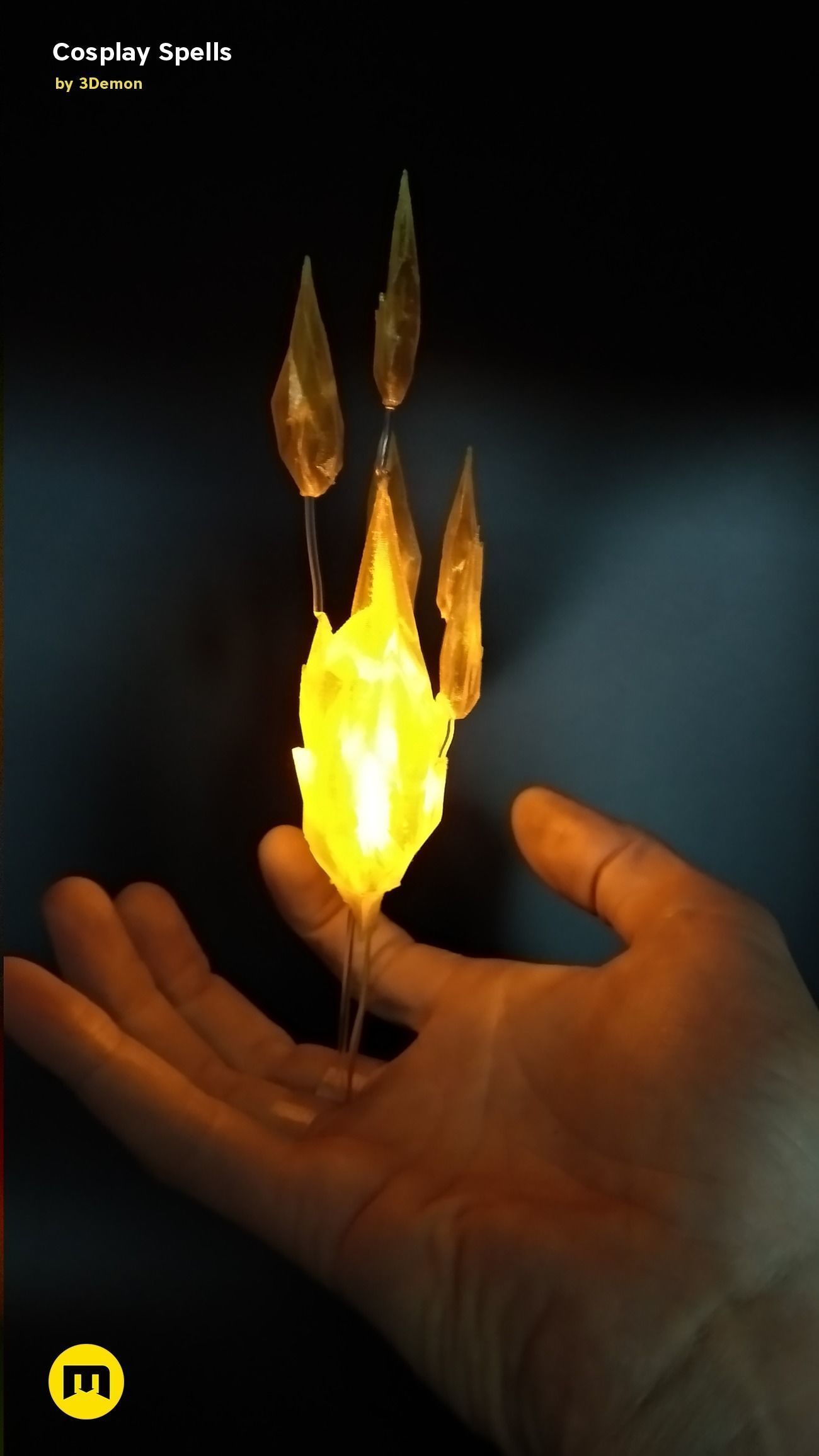 Cosplay Spells 3D print model_5
