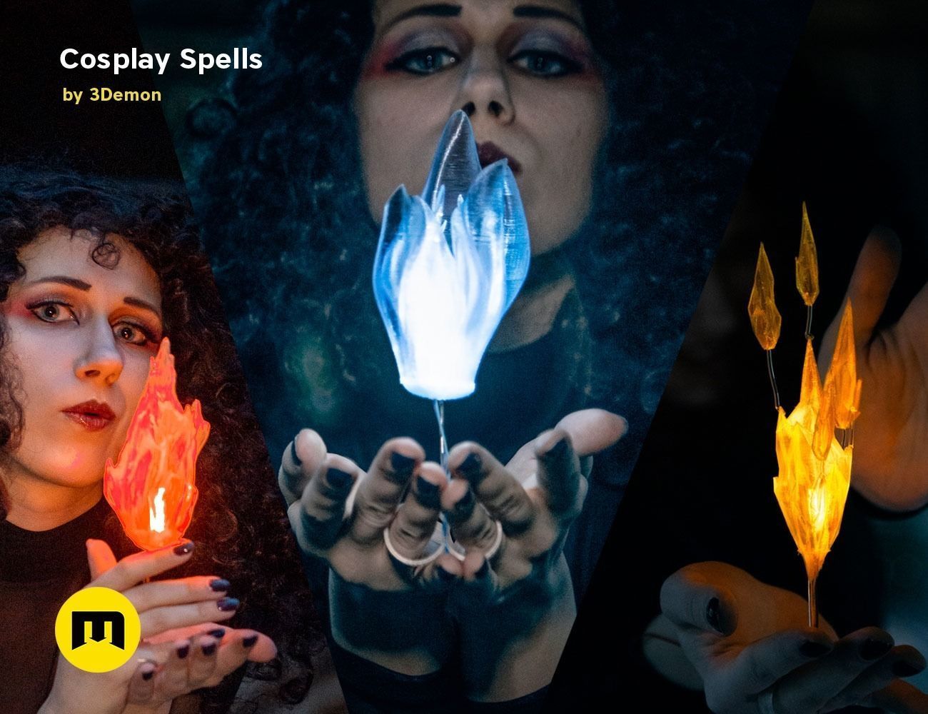 Cosplay Spells 3D print model_2