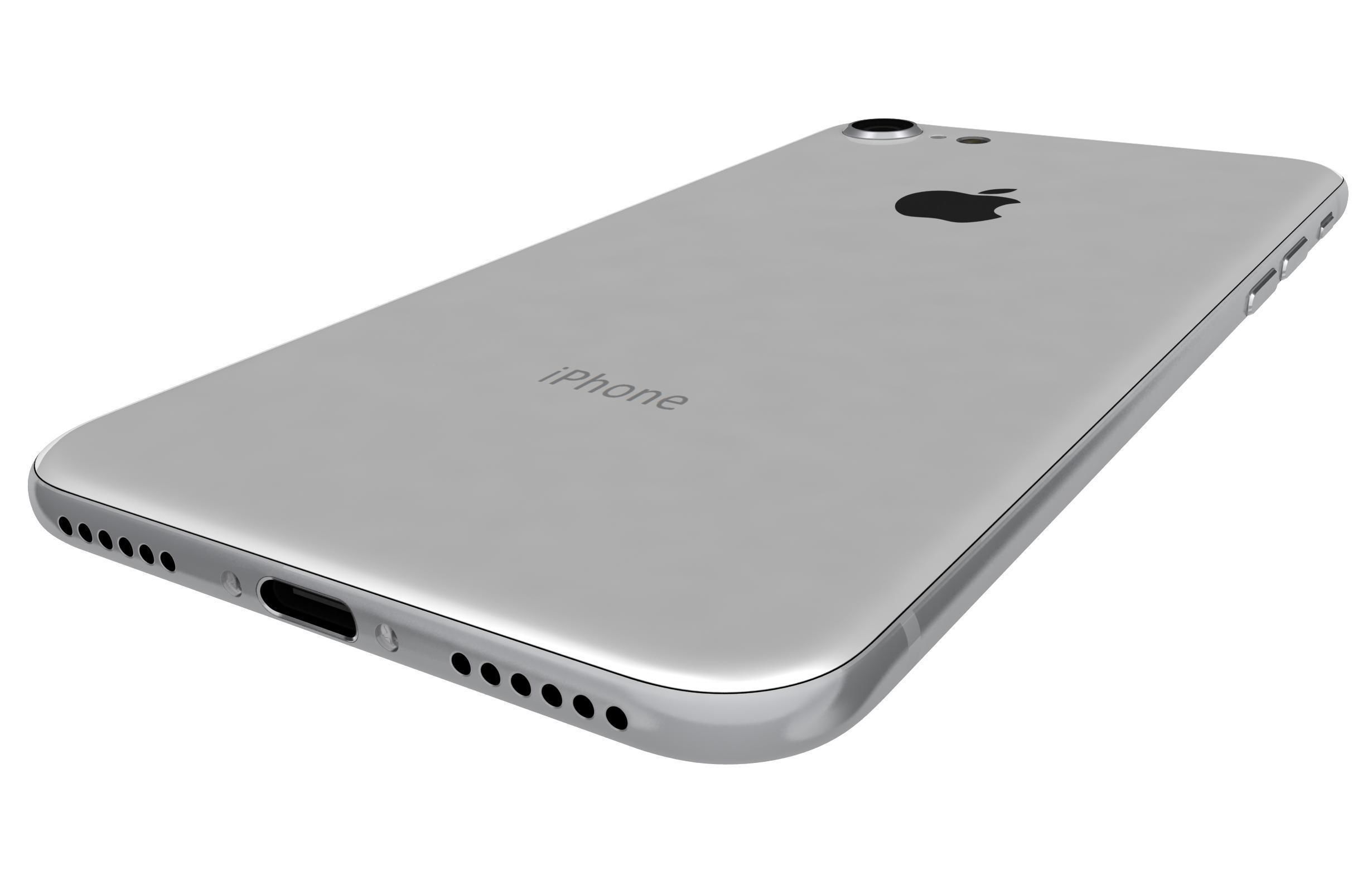 Apple iPhone SE 2020 White 3D model_21