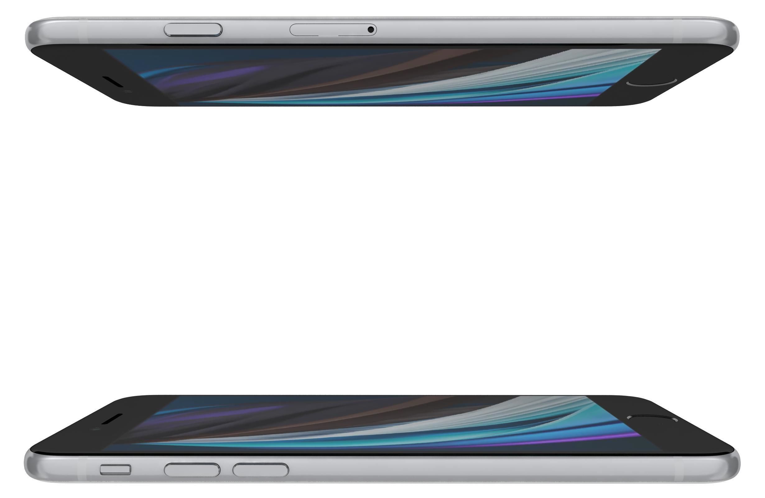 Apple iPhone SE 2020 White 3D model_9