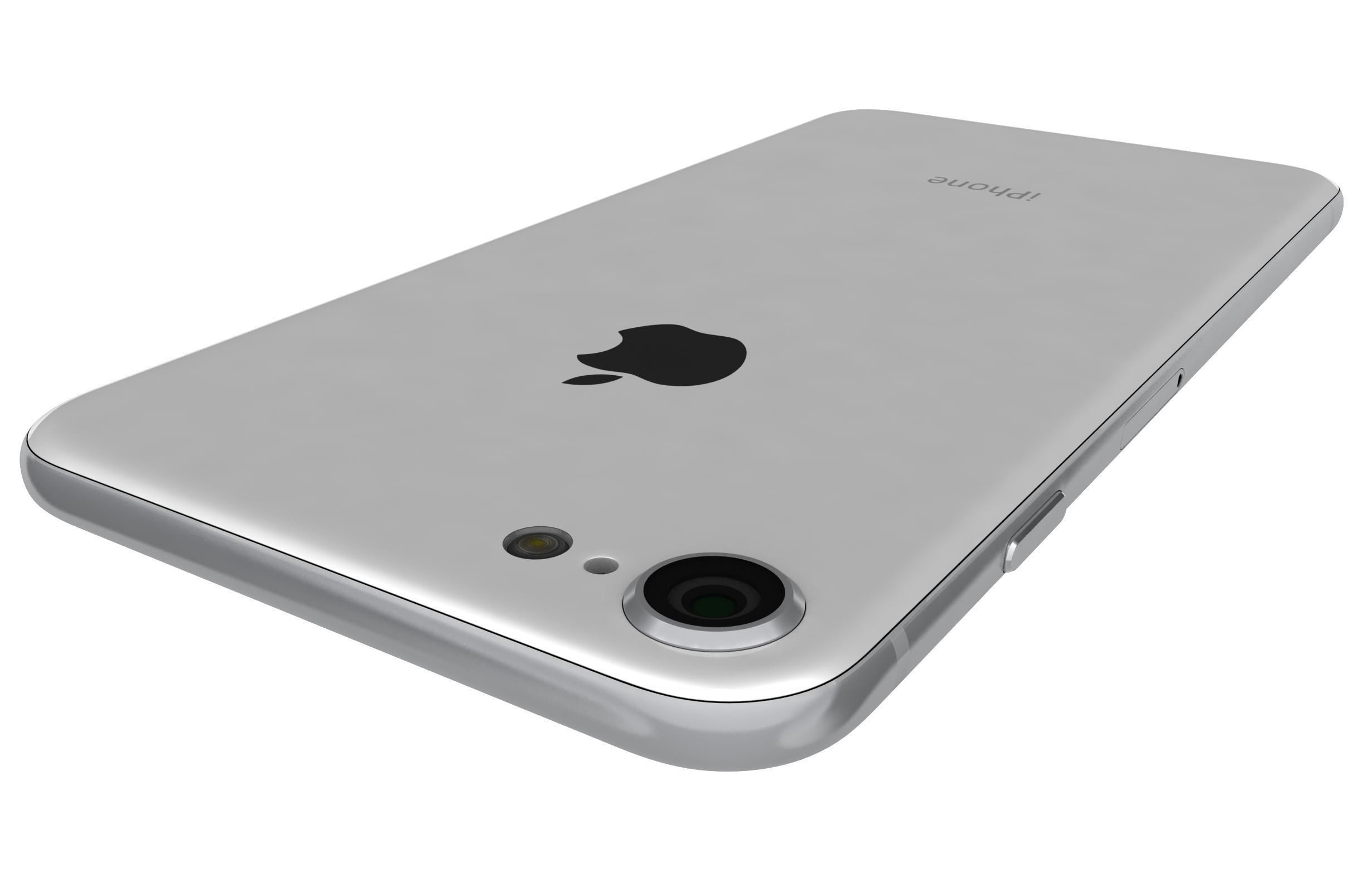 Apple iPhone SE 2020 White 3D model_6