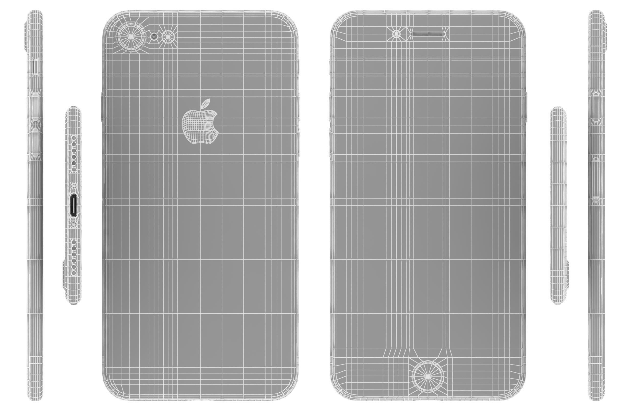 Apple iPhone SE 2020 All Colors 3D model_14